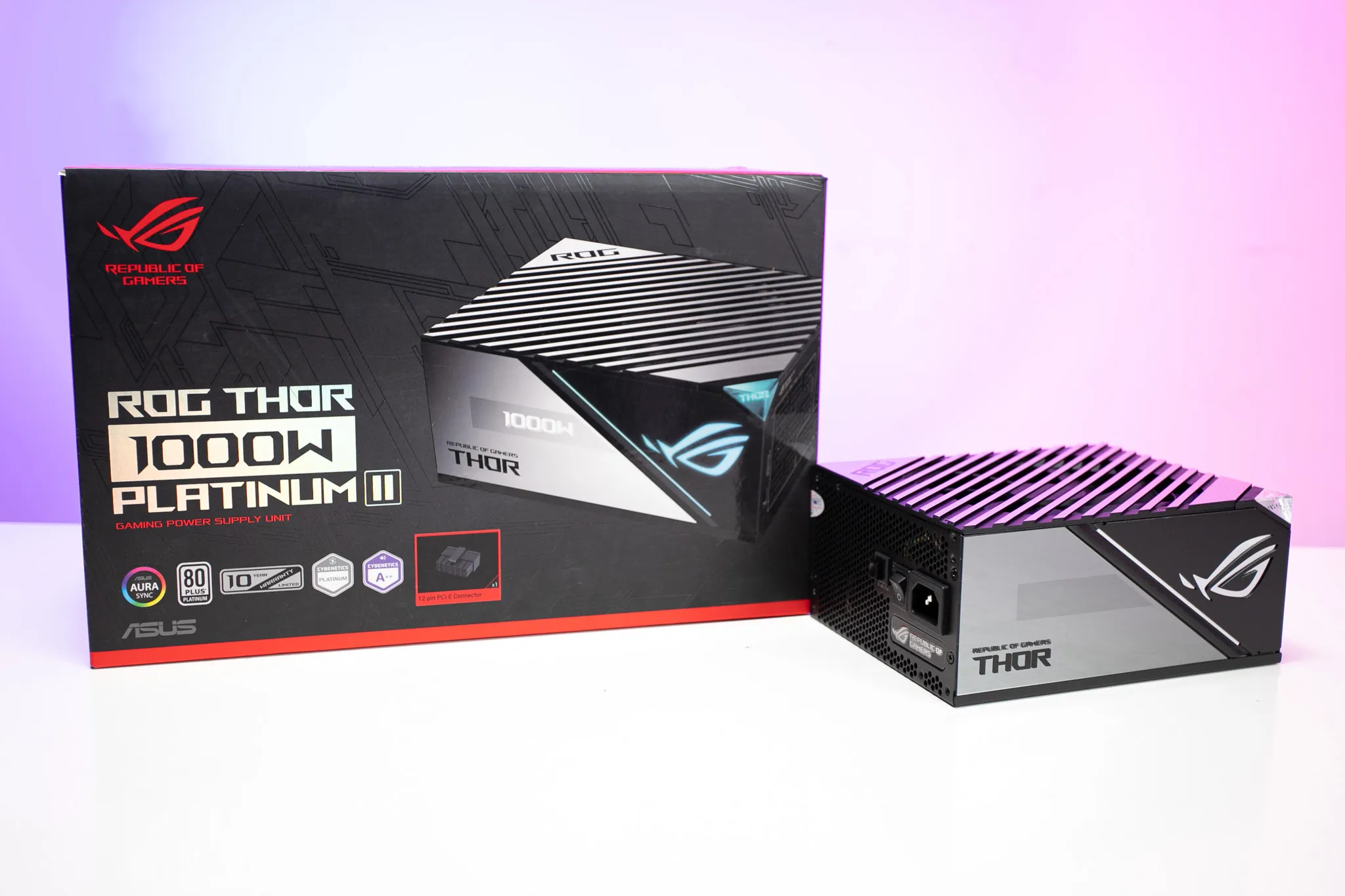 Nguồn  ASUS ROG THOR - 1000P2 Gaming Platinum - 1000W ( Màu Đen/80 Plus Platinum / Full Modular)